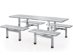 不鏽鋼八人餐桌